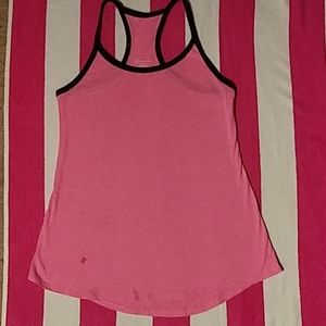 No Boundaries. Pink tank top